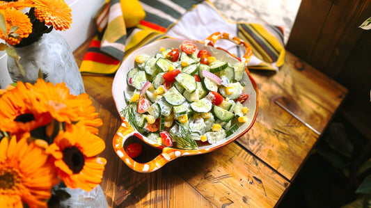 Cool Cucumber Spicy Summer Salad