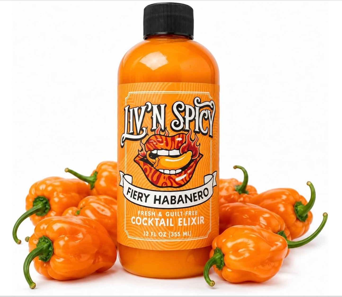 Liv’n Spicy Habanero elixir (12oz)